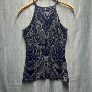 Blu Sage sparkly sleeveless top size 6
